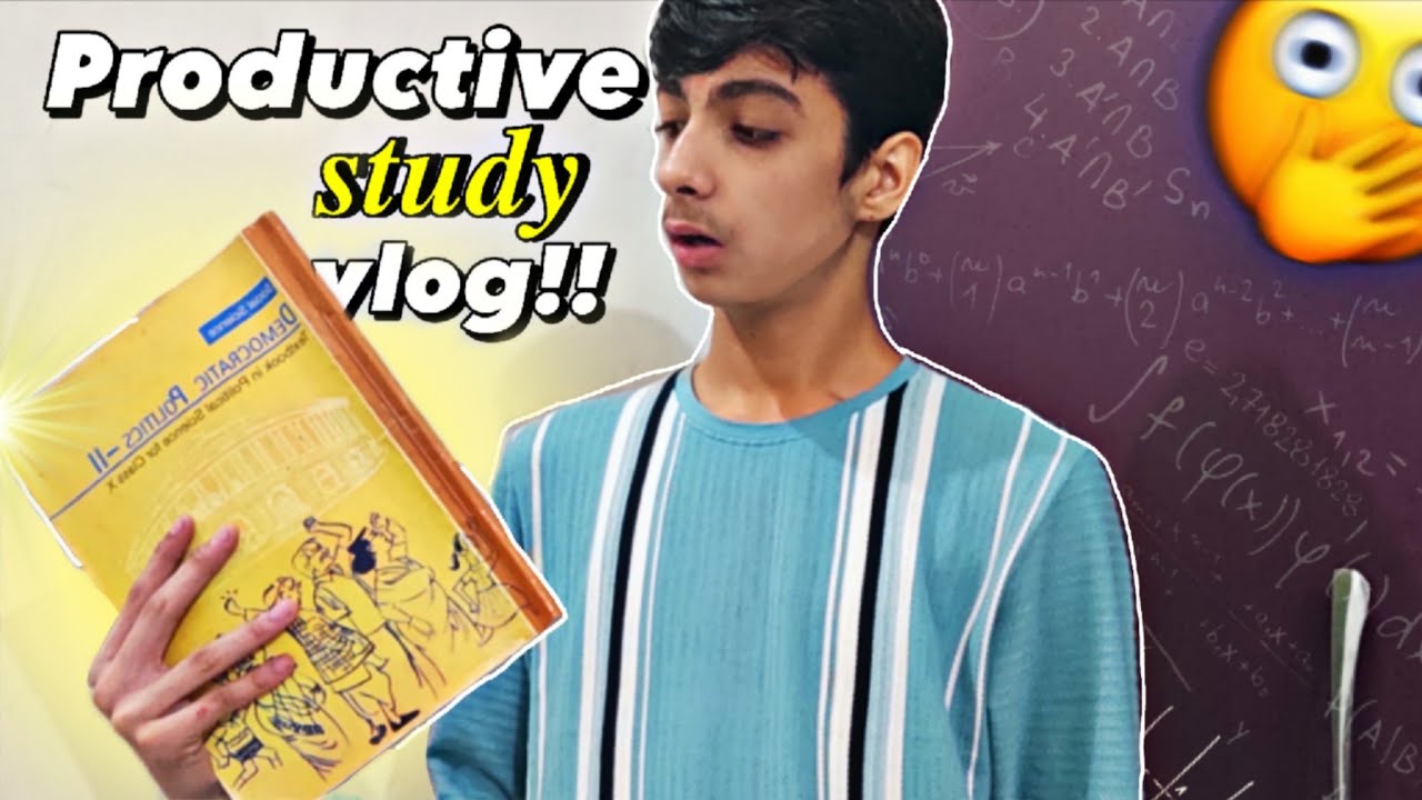 CBSE 10th Grader Preparing for BOARDS 🎒 !! Realistic Study Vlog - YouTube