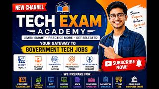 Tech Exam Academy Introduction | Computer Teacher, ASO, SSC , RRB , Banking Preparation