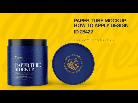 Download Opened Paper Tube Mockup Front View In Free Mockups On Yellow Images Object Mockups Yellowimages Mockups