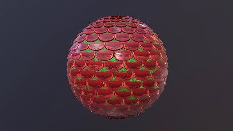 Fish Scales Roof Tile Material - Substance Designer