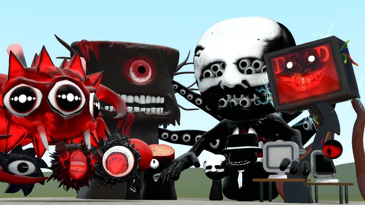 NEW EVOLUTION OF MR FUN COMPUTER ALL SPRUNKI PHASES In Garry's Mod ...