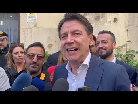 Giuseppe Conte in Puglia per la chiusura della campagna elettorale delle amministrative
