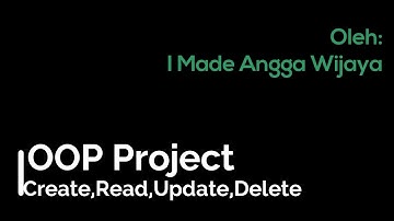 Tutorial Pemrograman Java Membuat CRUD (Create, Read, Update, Delete)