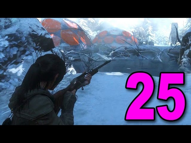 rise of the tomb raider part 25 sniper rifle let s play wal
