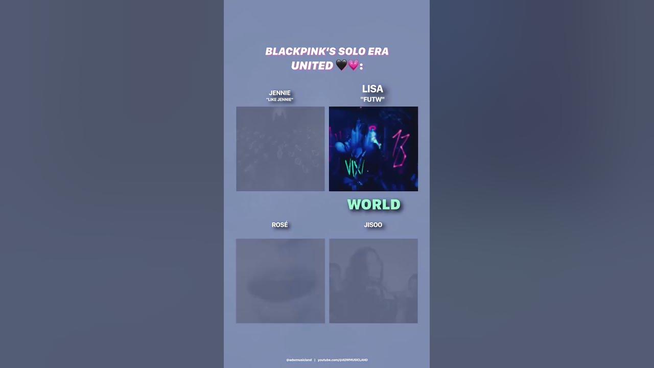 what if blackpink solo era united:🖤🩷 #remix #jennie #jisoo #lisa #rosé @BLACKPINK #remixsong