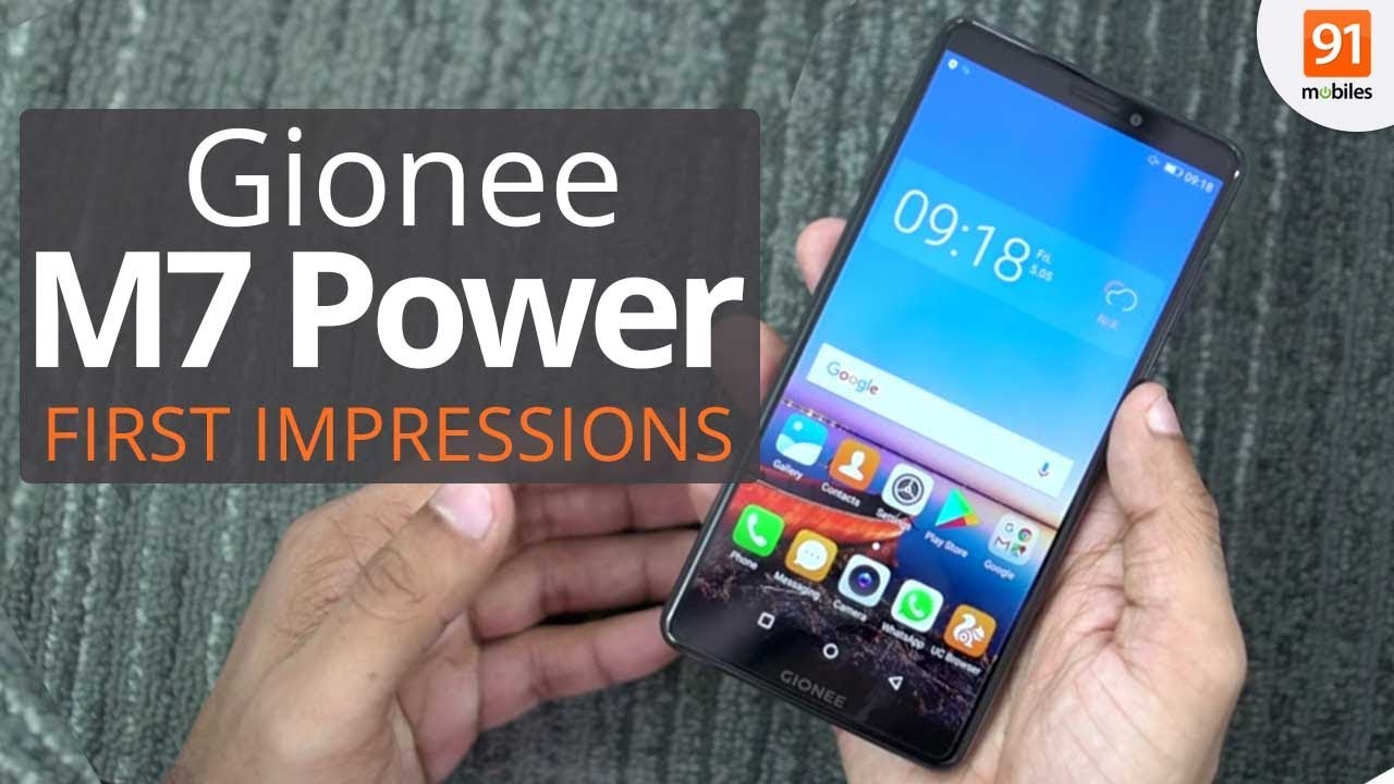 Gionee M7 Power: First Look | Hands on | Launch - YouTube