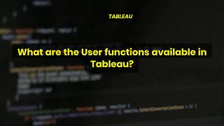Tableau Daily #6