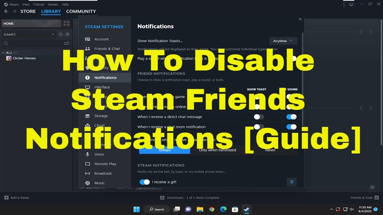 How to hide Steam activity - PC Guide