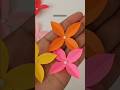 Simple &amp; Easy Flower Making With Paper | Easy Paper Craft Ideas | Origami Flower Tutorial | #shorts