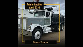Need a new ride to add to your fleet? Dump Trucks, Box Trucks, Day Cabs & Sleepers SELLING @ AUCTION