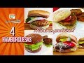 4 hamburguesas altas en proteína, deliciosas! - Cocina Vegan Fácil