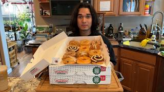 3 Dozen Krispy Kreme Donut Challenge
