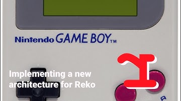 Reko decompiler: adding GameBoy support