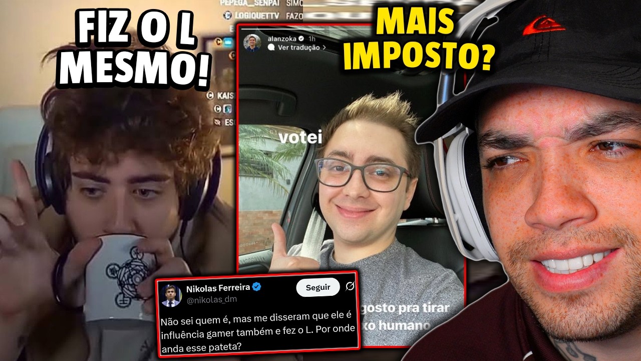 🚨 CELLBIT E ALANZOKA SÃO ATACADOS APÓS NOVOS IMPOSTOS DO GOVERNO