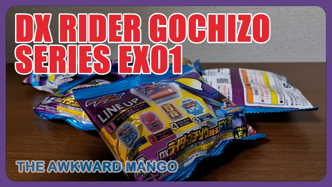All alternate faces! | DX Rider Gochizo Series EX01 Demo and