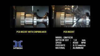 PCD INSERT WITH CHIPBREAKER DOGBONE