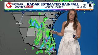 Scattered storms continue into the weekend, hotter temperatures next week