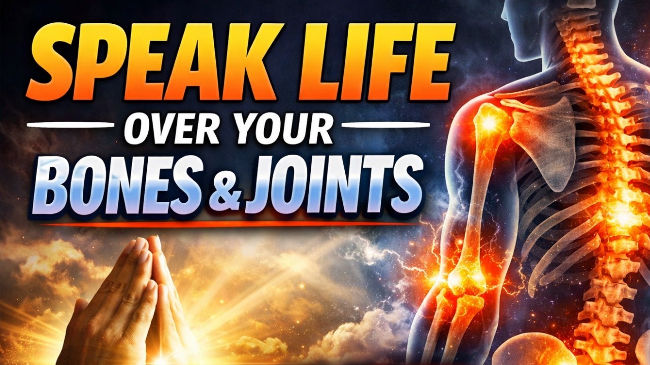 Speak Life Over Your Bones and Joints | Powerful Healing Prayer