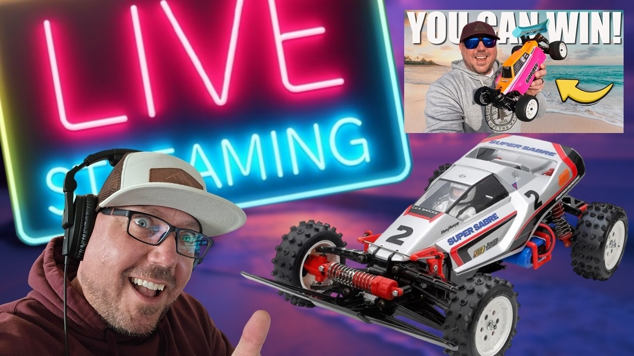 Tamiya Super Sabre Build - LRP Club Racer Giveaway - LIVE! - YouTube