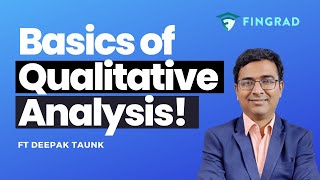 Basics of Qualitative Analysis of Stocks | Stock Market Investing for Beginners | FinGrad