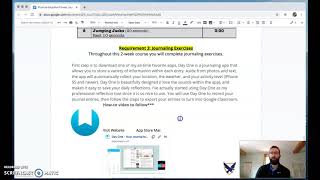 PE Fitness Journal Tutorial