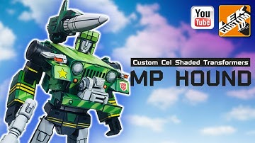 Custom Cel Shaded Transformers  MP Hound  Fans toys FT-15 By LEK Custom  Toys
