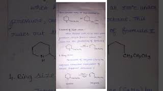 Coniine#Synthesis of coniine notes#Structural elucidation pf connine#chemistry #notes #shorts