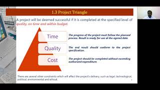 OTHM L7 - PM - Unit 1 - LO1 - Principles of Project Management