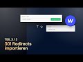 301 Redirects in Webflow importieren – Teil 3/3 – Blog zu Webflow umziehen