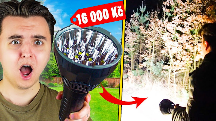 Koupil jsem Nejdražší Baterku na Světě! Svítí až 2 km Daleko!