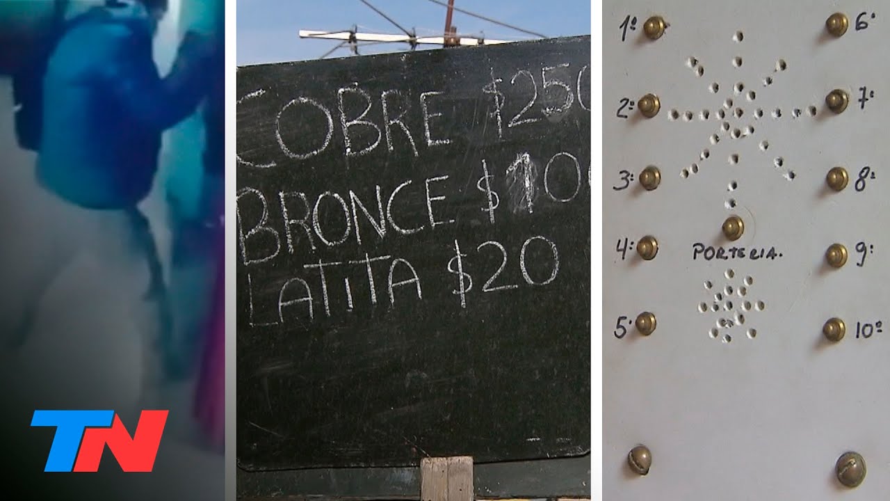 Roban picaportes, barandas y porteros eléctricos para revender las piezas en el circuito del bronce