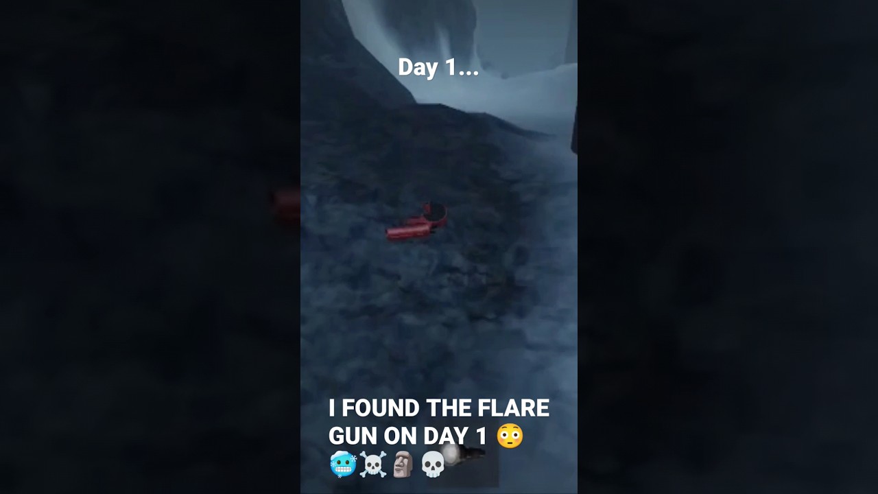 On Day 1 in The rake remastered I FOUND THE FLARE GUN☠️🥶😳🗿 