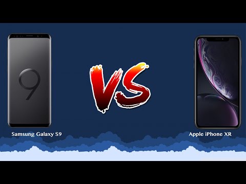 Samsung Galaxy S9 vs Apple iPhone XR   - Phone battle!