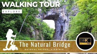 [4K] - Natural Bridge State Park - Virginia VA - Silent Walk - Exercise - Virtual Indoor - Workout