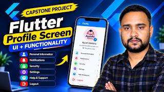 Build a Flutter Profile Screen | UI   Functionality | Capstone Project | Lecture 4