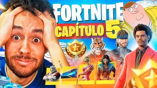 REACCIONANDO al PASE DE BATALLA NIVEL 100 *NUEVO CAPÍTULO 5* FORTNITE - TheGrefg