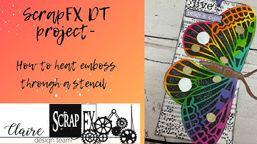 Scrap FX DT project  How to emboss through a stencil