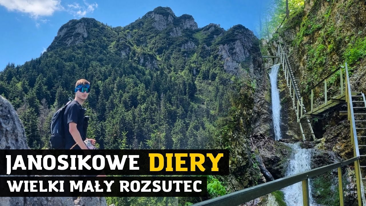 Szlakiem pełnym wodospadów na Wielki i Mały Rozsutec | Janosikowe Diery | Mała Fatra