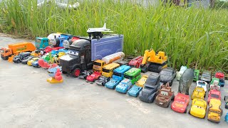 Diecast Toy Car, Jeep Willy, Police Car, Lightning Mcqueen, Tayo Little Bus, Hualer Truck, Tow Mater