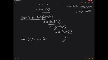 Product from 1 to n (Factorial) - Recursion
