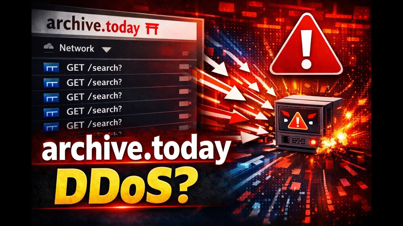 archive.today DDoS Attack Exposed ⚡ How One of the Biggest Archive ...