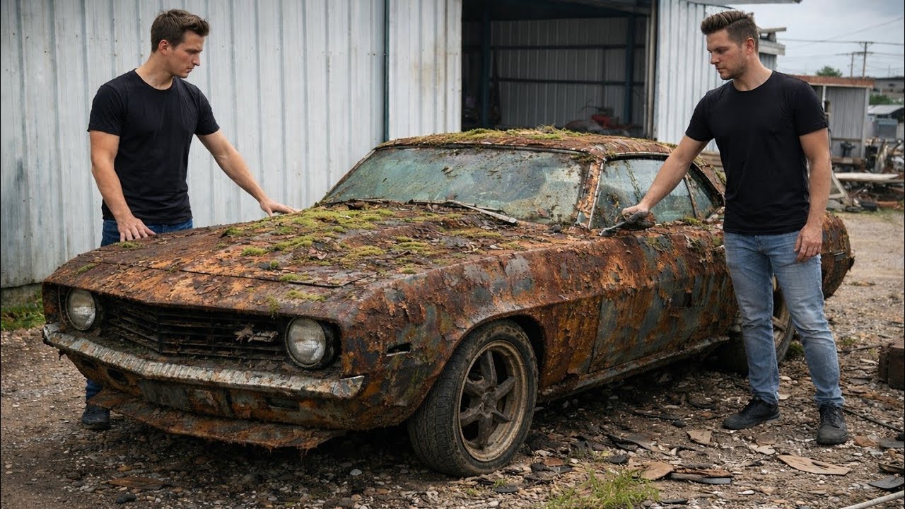 Silent ASMR Rebuild of a Forgotten 1969 Camaro Z/28 (Satisfying)