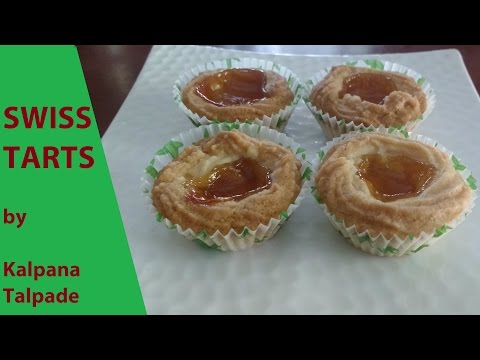 Swiss Tarts By Kalpana Talpade Jam Eggless No Baking Powder
