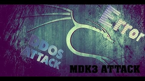 How to disconnect someone from his own NETWORK!!  using | MDK3 |  and  Kali Linux