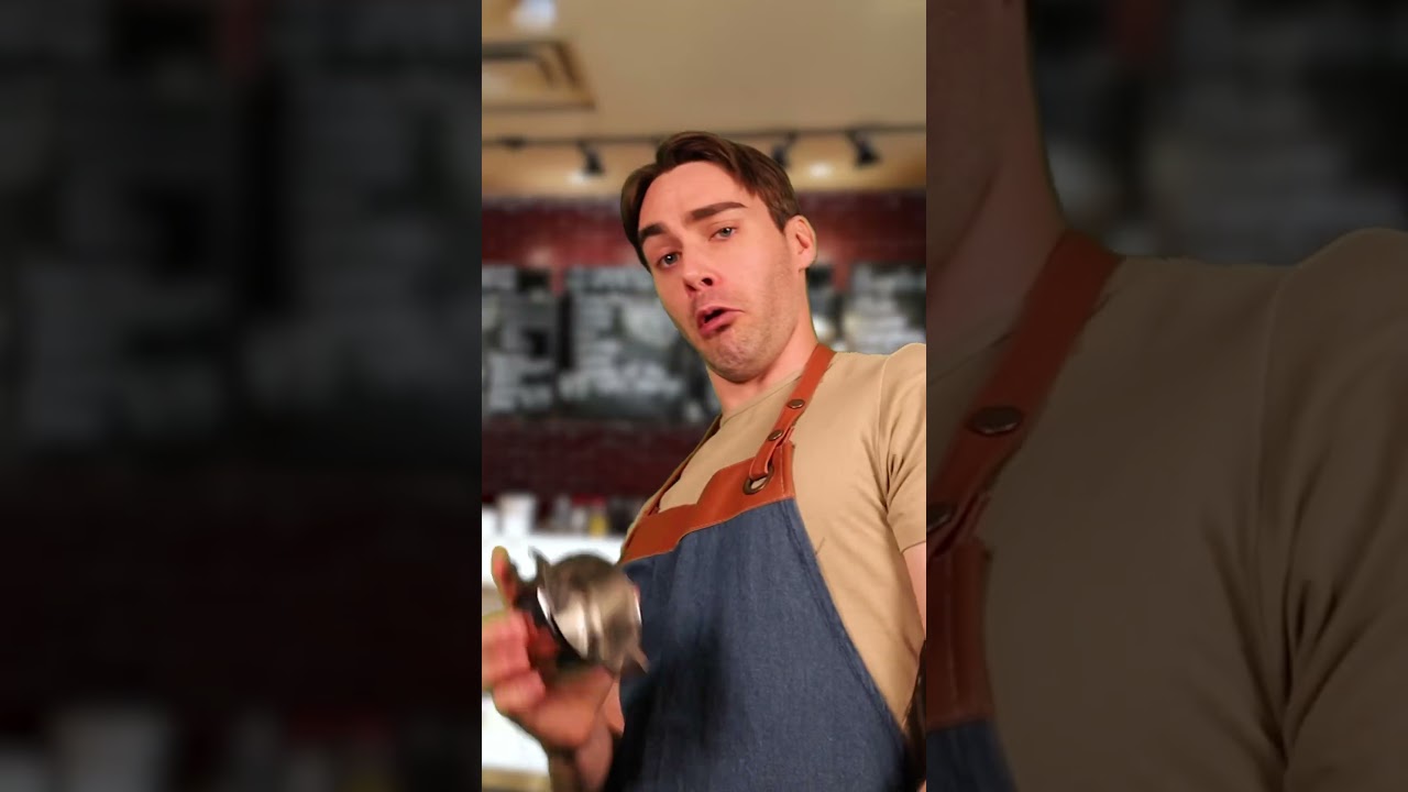 When it’s your first day as a barista