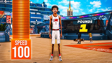 I Made the FASTEST 1 POUND BUILD on NBA 2K23..