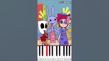 Friendship #pomni (TADC) | 어메이징 디지털 서커스 (@wolf.dolphin) - Octave Piano Tutorial