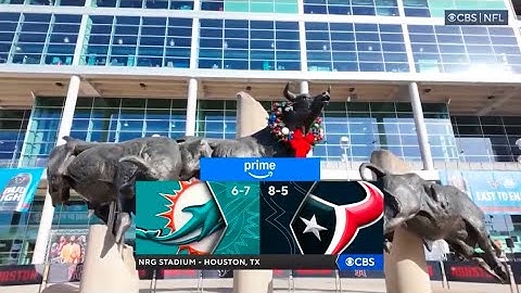 NFL on CBS: Dolphins vs Texans (week 15,2024) opening