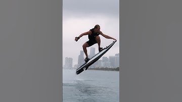 Electric Surfboard nosegrab ollie ⚡️ #electricsurfboard #florida #jetboard