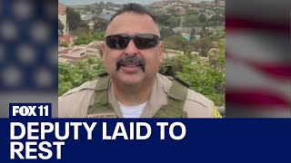 Lasd Deputy Alfredo 'Freddy' Flores Laid To Rest After Training Accident